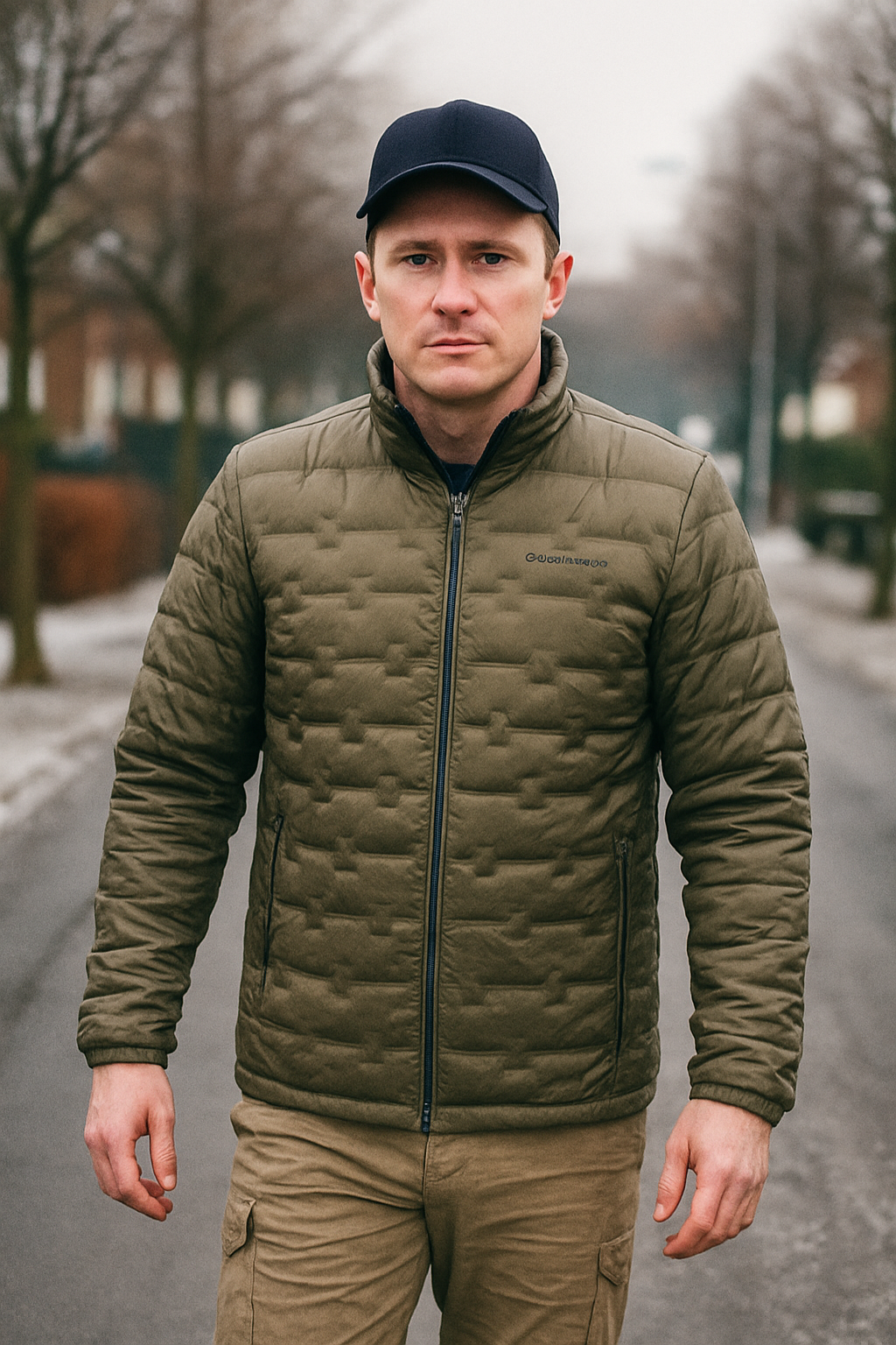 Quilted men's jacket