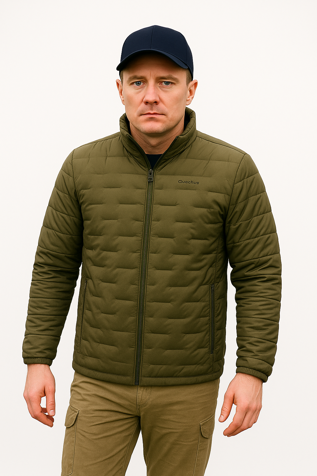 Quilted men's jacket