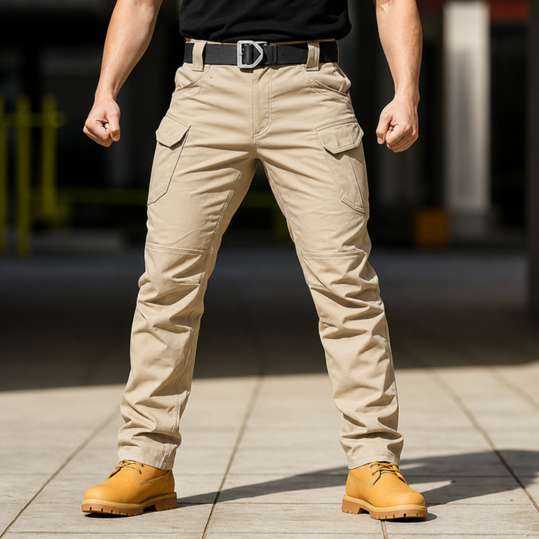 Durable Waterproof Tactical Pants with 7 Pockets + Free Tactical Belt
