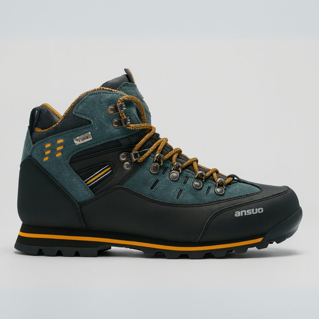 Waterproof hiking boot for rugged terrain